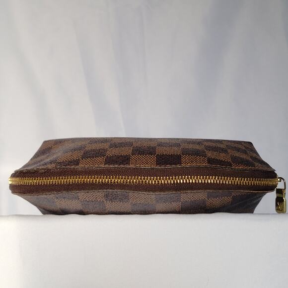 Louis Vuitton Damier Ebene Pochette Cosmetic PM Pouch - Picture 5 of 12